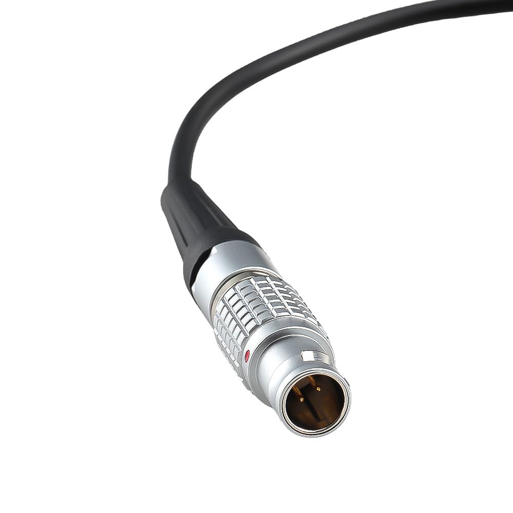 Alvin's Cables 6 Pin Male to Lock DC Right Angle Power Cable for DJI Ronin 2 Gimbal to Atomos Ninja SmallHD 702 Monitor 60cm 2ft