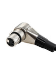 Alvin's Cables 26V Power Cable for Sony Venice Camera from MotoCrane Titan LT, 4-Pin to XLR 4-Pin Female Right-Angle Camera Power Cable 30cm|12inches