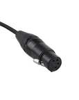 Alvin's Cables XLR 4 Pin Female to Right Angle DC 5.5×2.5mm Power Cable for Sony Venice F55 SXS, for Canon C400, SmallHD, for TVLogic, for Practilite LED, for DSLR Monitors, 1m/3.3ft