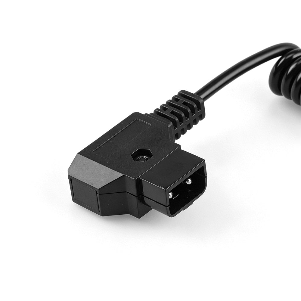 Alvin's Cables BP-U30 Dummy Battery to D-Tap Power Cable Fully Decoded, Coiled Dtap Power Cord for Blackmagic Pyxis 6K/12K, Sony PXW-Z200 &amp; HXR-NX800 Camcorders