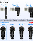 Alvin's Cables HR10A-7P-6S Hirose 6 Pin Female to Open End Power I/O Cable for Sony CCD, Basler, Keyence, Cognex, Baumer, Hikvision Industrial Camera, High Flex Shielded C-Type