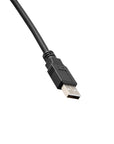 Alvin's Cables USB 2.0 Type-A to Locking Mini USB Down Angle Cable, 15mm Dual-Screw Spacing for Daheng Industrial Camera, High Flex Drag Chain Shielded, Convex Port