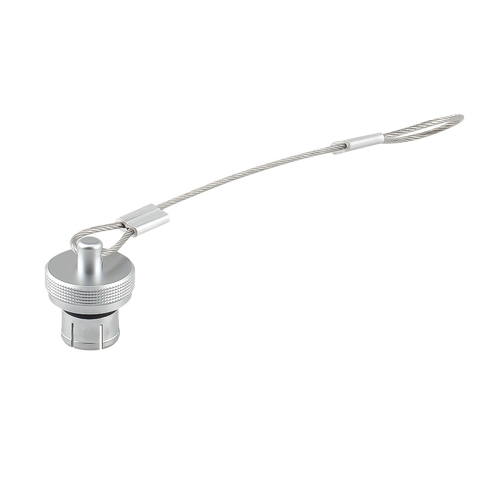 Alvin's Cables Dust Cap Compatible with LEMO 1B(12 mm) Connectors, Industrial Protective Cover with Metal Retention Wire, Dustproof, Moisture Resistant, 2 Pieces