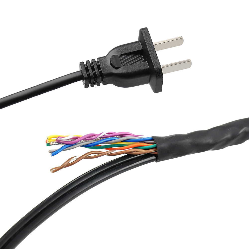 Alvin's Cables Industrial Camera I/O Cable + HR10A-10P-12S Hirose 12 Pin Female Power Adapter for Basler/Hikvision/Dahua/Sony/MindVision Camera, 12V 2A (1Meter / 3.3 FT)