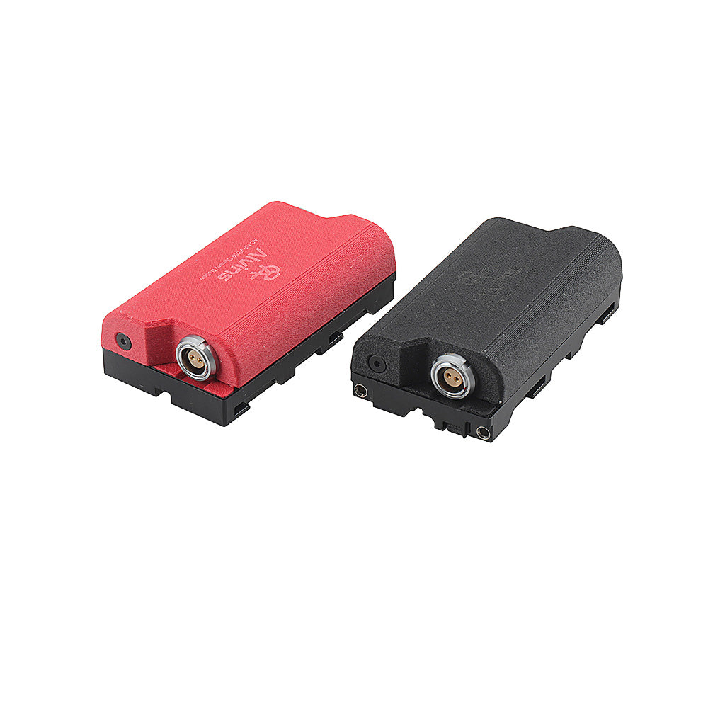 Alvin's Cables NP-F to 0B 2-Pin Adapter, Professional NP-F Dummy Battery Power Adapter for SmallHD, Blackmagic Video Assist, Atomos Camera Monitors, with Dual Interchangeable 2-Pin Ports, Regulated 8.4V Output