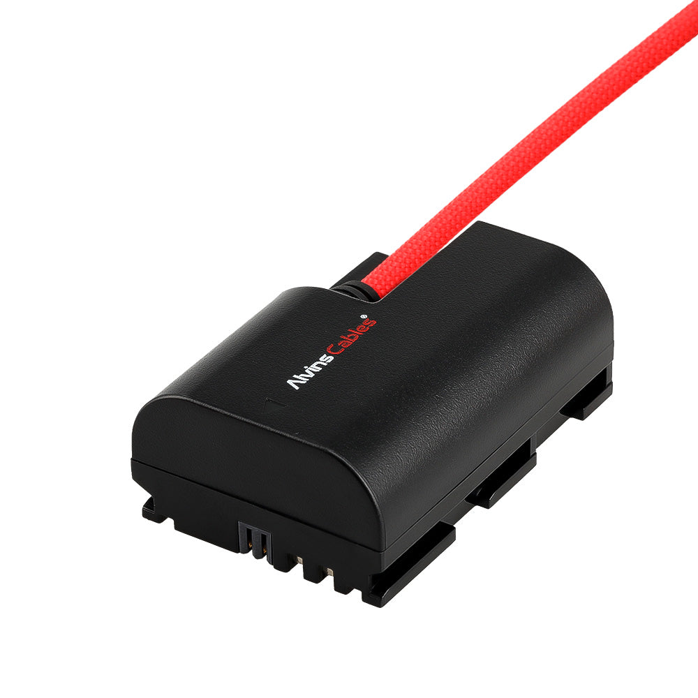 Alvin's Cables LP-E6P Dummy Battery to D-Tap Braided Power Cable, 60CM