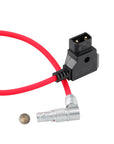 Alvin's Cables Rotatable Right Angle 2 Pin to D-tap Power Cable for Z CAM E2 S6/F6 Adjustable 90 Degrees 2 Pin, Ultra Soft 30cm|12inches