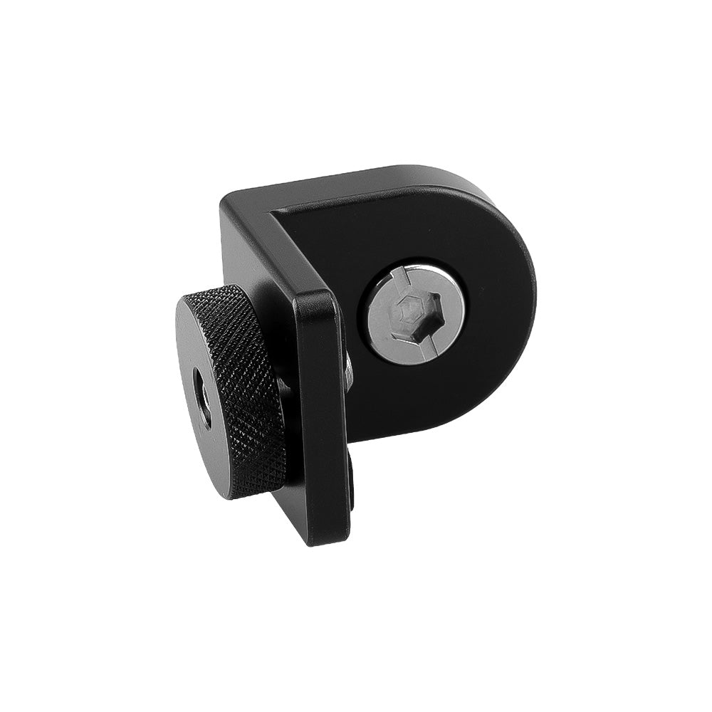 Alvin's Cables Right-Angle Camera Mounting Bracket, L-Shaped Accessory Mount with 1/4"-20 to 3/8"-16 Threads, ARRI-Style Locating Pins for Camera Cage, Cheese Plate, Wireless Transmitter