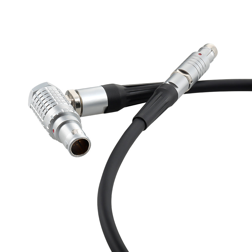 Alvin’s Cables Preston MDR3| MDR4 Run-Stop Cable for ARRI-Alexa Camera Right Angle 1B 10 Pin Male to 3 Pin Male RS Cable 60cm|23.6inches