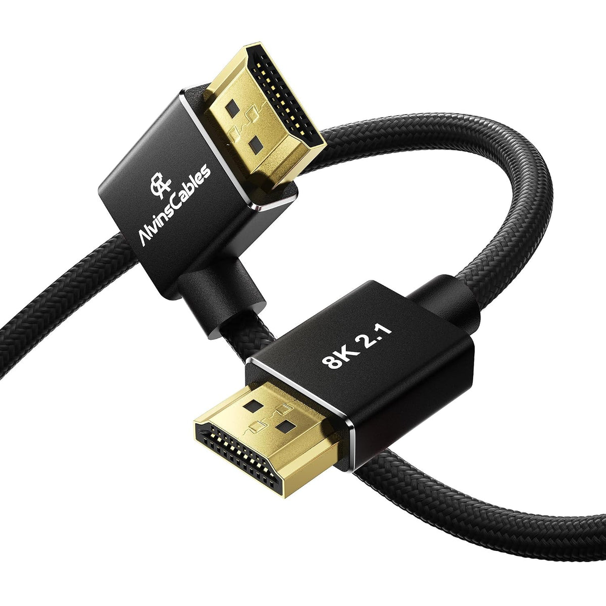 Alvin's Cables 8K Short HDMI 2.1 Cable, 48Gbps Ultra High Speed