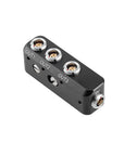Alvin's Cables Fischer 3 Pin 24V Power Run Stop Splitter, 1 to 3 Triple Splitter Box for ARRI Alexa Sony Venice RED DSMC2 Camera Motor Monitor, 1x RS Female in to 3X Female Out