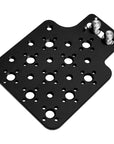 Alvin’s Cables Multifunctional Cheese Plate with 3/8 1/4 Threads, Side Mounting Plate for ARRI RED Camera with 3/8’’ Screws-A0124