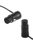 Alvin's Cables Low Profile XLR 3 Pin Female to 3.5mm TRS Right Angle Unbalanced Audio Cable for Sony FX3, Sennheiser, Rode Wireless,Powered Speaker 50cm|19.68inch
