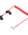 Alvin's Cables D-Tap to BMPCC 6K 4K Coiled Power Cable, Right Angle Weipu 2-Pin Female to D-Tap Male, Braided Ultra Flexible Coiled Cable for Blackmagic Pocket Cinema Camera 4K/6K/6K Pro, V-Mount, Red