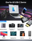 Coiled USB-C to USB-C Cable, Braided Right Angled USB-C Cable, 40Gbps, 240W PD 3.1 Charging, 8K@60Hz Video, USB4.0 Type C for Thunderbolt 4/3, BMPCC, Canon R5/R6, Sony FX3/A7C, iPhone, SSD/Dock, Black