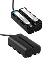 Alvin's Cables LBUS 4-Pin to NP-F970 Power Cable for ARRI Hi5 to SmallHD Monitor, for Atomos Ninja V | Shinobi | Feelworld Monitor, for Sony NP-F550| F770 F970 Dummy Battery (80CM/ 31")
