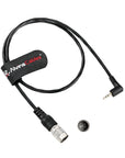 Alvin's Cables Teradek RT MK3.1 Run Stop Cable for Sony FS5 FS7 FX6 FX9, for Canon C300 C500, Hirose 4 Pin to 2.5mm LANC Cable 60CM| 23.6inches