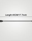 Alvin's Cables Ultra Flexible Hirose 4 Pin Male to DC Right Angle Braided Power Cable for Blackmagic's Cinema Camera 4k, for Sound Devices 633|644|688, Zoom F8 Recorder, 45cm|17.7in
