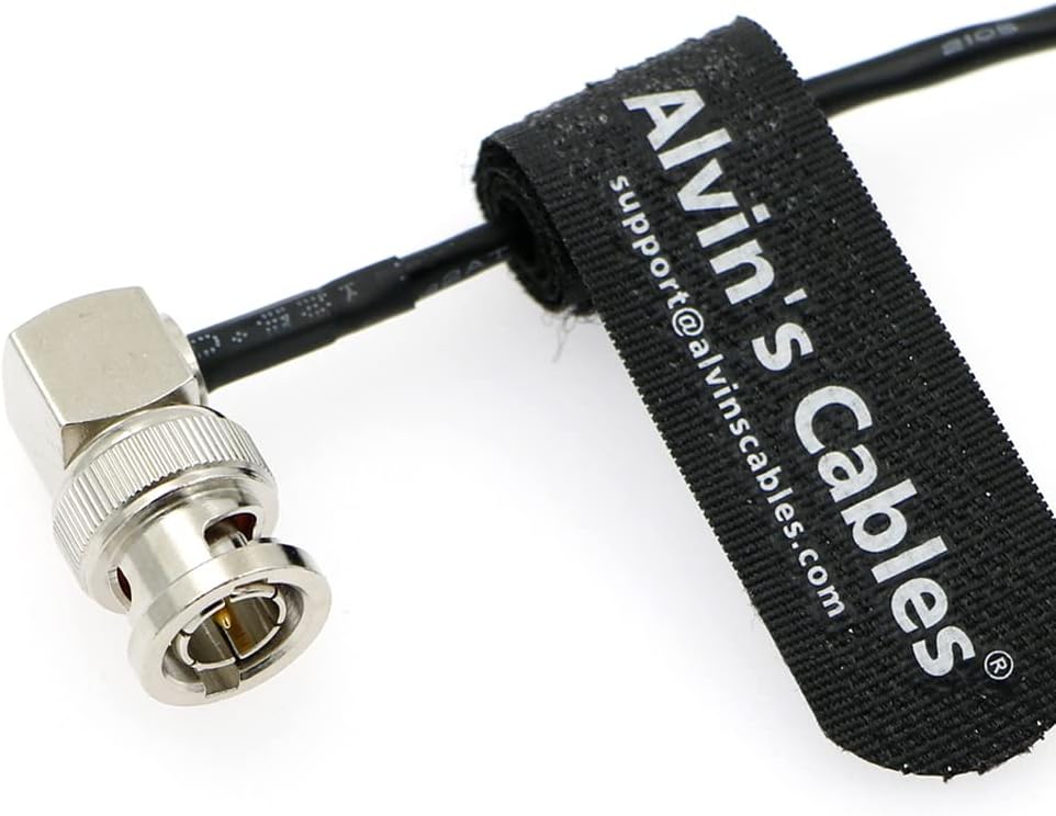 Alvin’s Cables 3.5mm TRS to BNC Timecode Cable for Canon C70 for Sony F55 FX9, Zaxcom, Zoom F4| F8| F8n from Deity Tentacle Sync Timecode Generator Box 50CM|19.7inches