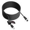Alvin's Cables M12 X-Code 8 Pin Female to RJ45 Ethernet Cable Cat6a High-Flex Shielded for Cognex Keyence Basler Industrial Automation Fieldbus Module