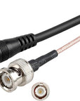 Alvin’s Cables Hirose 12 Pin Female to BNC & DC Female Y Cable for Sony CCD Industrial Camera, HR10A-10P-12S Power and Video Signal Cable