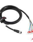Alvin's Cables M12 A-Code 12-Pin Female to Open Wire Terminal Power I/O Cable for Keyence OP-88810/OP-88811/OP-88812 Industrial Cameras Interface Integrated Cable 2m|6.56ft