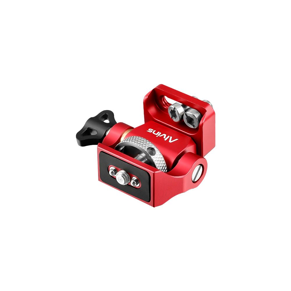 Alvin's Creativity Adjustable Camera Monitor Mount for ARRI, 180° Tilt Monitor Holder Anti-Twist Support 5” and 7” Field Monitor with 1/4" Screw, Field Monitor Mount Holder Swivel