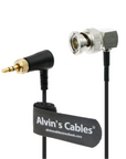 Alvin's Cables 3.5mm TRS to BNC Timecode Cable for Canon C70 for Sony F55 FX9, Zaxcom, Zoom F4| F8| F8n from Deity Timecode Generator Box 50CM|19.7inches