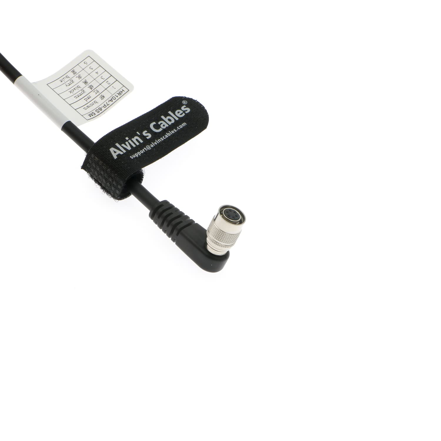Alvin’s Cables HR10A-7P-6S Hirose 6 Pin Female to Open End Power I/O Cable High Flex Shielded for Sony CCD XC-75, Basler Ace GigE, AVT GigE Industrial Camera 9.8ft/3m