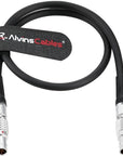 Alvin's Cables 2 Pin Male to 3 Pin Male Power Cable for Teradek MDR.S Receiver, for ARRI Alexa, Z Cam E2, 45CM| 18inches