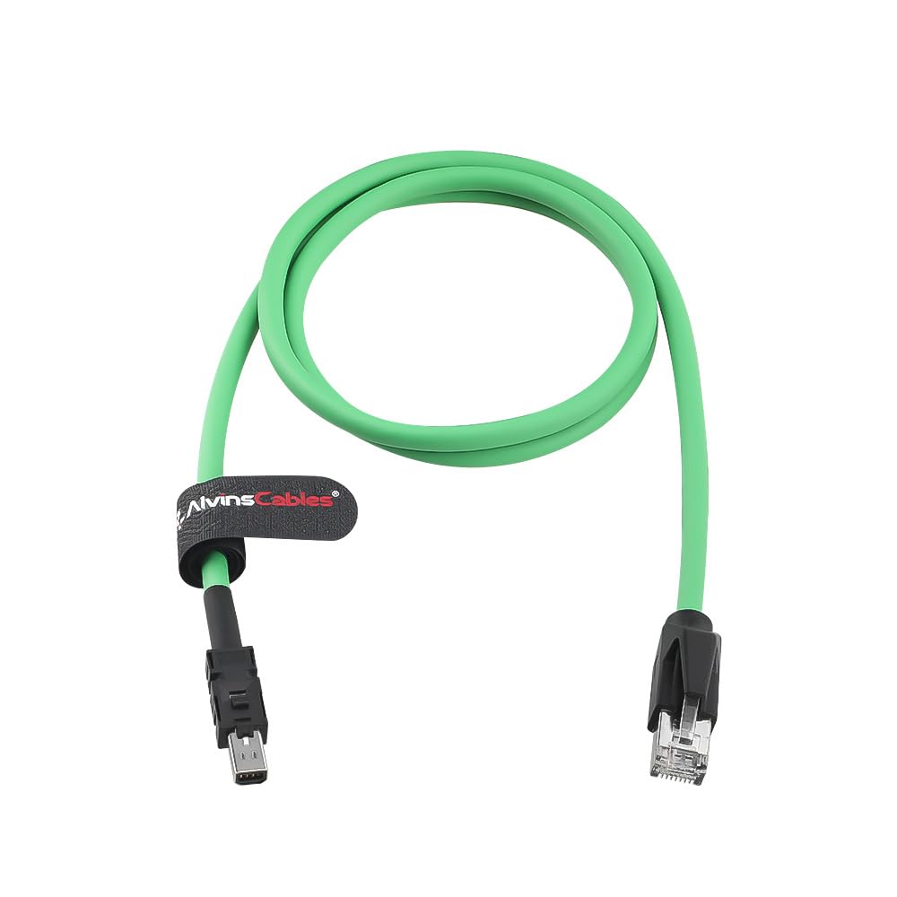 Alvin's Cables Mechatrolink III Communications Servo Cables RJ45 to IMI Industrial Cable for Yaskawa Sigma-7 Series Drive Controller Cordset, High Flex Drag Chain 0.5m/1.64ft, Green