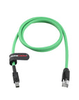 Alvin's Cables Mechatrolink III Communications Servo Cables RJ45 to IMI Industrial Cable for Yaskawa Sigma-7 Series Drive Controller Cordset, High Flex Drag Chain 0.5m/1.64ft, Green