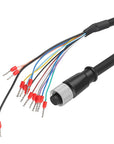 Alvin's Cables M12 A-Code 12-Pin Female to Open Wire Terminal Power I/O Cable for Keyence OP-88810/OP-88811/OP-88812 Industrial Cameras Interface Integrated Cable 2m|6.56ft