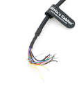 Alvin's Cables M12 A-Code 12 Pin Female to Open End Power I/O Cable for Cognex Industrial Camera, Industrial Automation，Sensor Actuator, Control System, High-Flex Shielded Cable