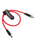 Alvin's Cables Locking DC to DC Cable for Atomos Ninja V Shogun, 5.5 2.1 Locking DC Cable for Video Devices PIX-E7 PIX-E5 Monitor, Ultra Soft 45cm|17.7in