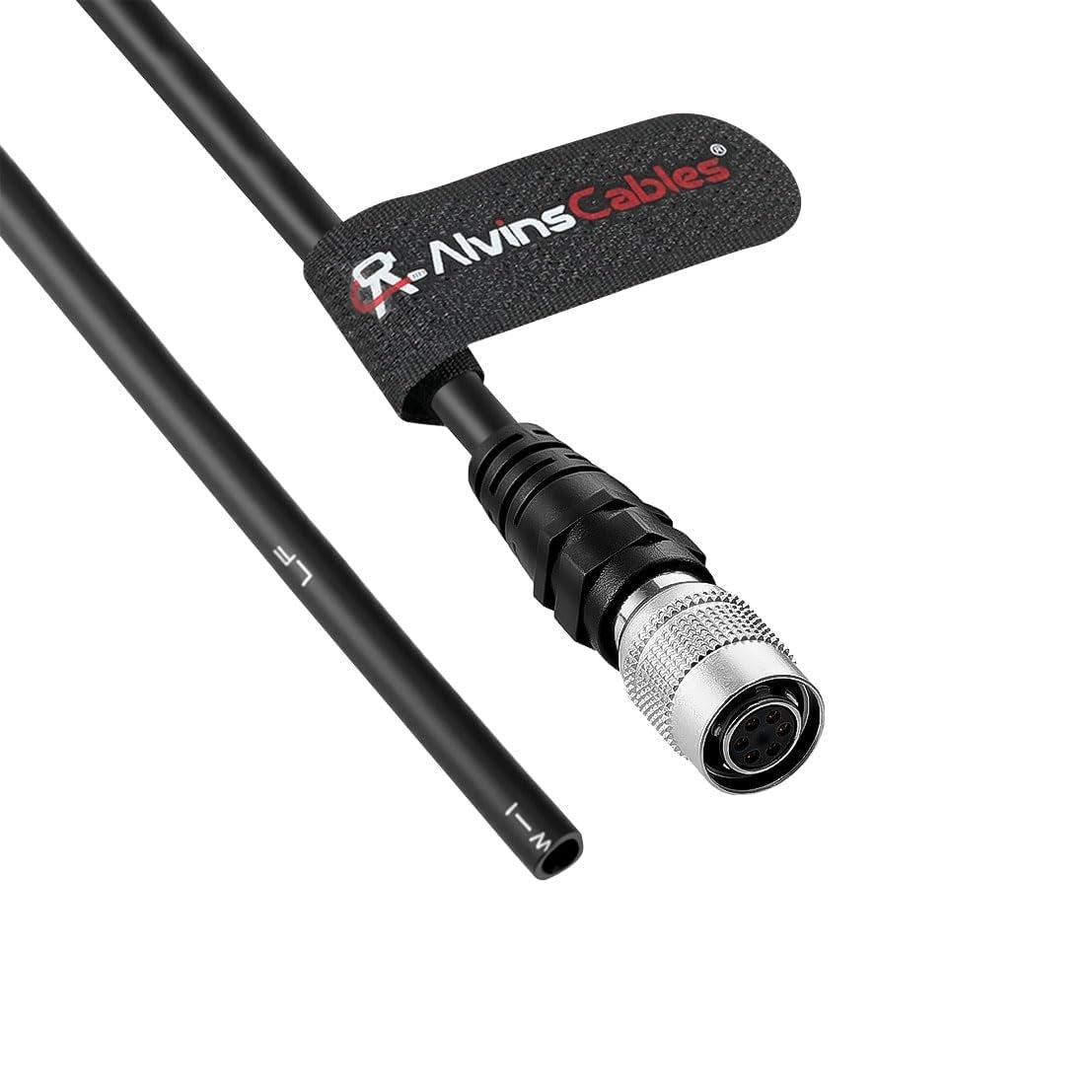 Alvin's Cables HR10A-7P-6S Hirose 6 Pin Female to Open End Power I/O Cable for Sony CCD, Basler, Keyence, Cognex, Baumer, Hikvision Industrial Camera, High Flex Shielded