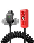 Alvin's Cables Smart D-tap Power Splitter Cable, Dtap Male to 4 Port DTap Female Splitter Hub Power Cable for ARRI RED Teradek SmallHD SmallRig V-Mount| Gold-Mount Battery