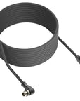 Alvin's Cables M12 X-Code 8 Pin Male to RJ45 Ethernet Cable for Cognex Keyence Camera, High-Flex Cat6a Cable for Industrial Automation, Fieldbus Module, Robotics, Right Angle