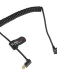 Alvin's Cables 8K HDMI 2.1 Cable 8K@60Hz 4K@120Hz High-Speed Braided Coiled Cable for Atomos Ninja,for Feelworld,for Sony FS5 FS7 FX9,BMPCC,for Canon C300 C500,Left to Up Angle Black