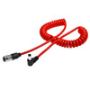 Alvin's Cables Ultra Soft DC to Hirose 4 Pin Power Coiled Cable for Sound Devices 633| 644| 688, Zoom F4|F8, ZAXCOM