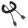 Alvin's Cables 8K 2.1 HDMI to HDMI Cable 8K@60Hz 4K@120Hz High-Speed for Atomos Ninja,for Sony FS5 FS7 FX9,BMPCC,for Canon C300 C500,Braided Coiled Cable Black