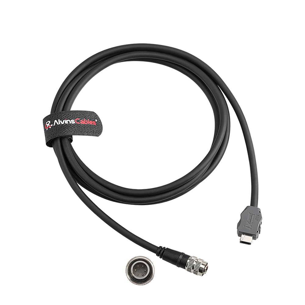 Alvin's Cables Keyence Sensor Head to Amplifier Cable for Keyence IV4-G120 Controller, IV4-G400/G500/G600 Sensor Head, Hirose 6 Pin to IX Cable Compatible with OP-88962/963/964/965