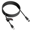 Alvin's Cables M12 X-Code 8 Pin Female to RJ45 Ethernet Cable Cat6a High-Flex Shielded for Cognex Keyence Basler Industrial Automation Fieldbus Module