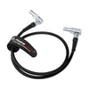 Alvin's Cables Power Cable for Kinefinity Eagle e-viewfinder from Z CAM E2 Camera, Rotatable Right Angle 2 Pin to 5 Pin Right Angle Cable, 50cm| 19.7inches