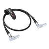 Alvin's Cables Power Cable for Kinefinity Eagle e-viewfinder from Z CAM E2 Camera, Rotatable Right Angle 2 Pin to 5 Pin Right Angle Cable, 50cm| 19.7inches