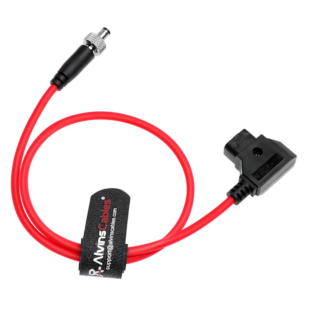 Alvin's Cables Dtap to Locking DC 5.5 2.1 Ultra Soft Cable for Atomos Ninja Shogun Shinobi, Blackmagic Video Assist,for Hollyland Mars 400S, 50cm|19.7in