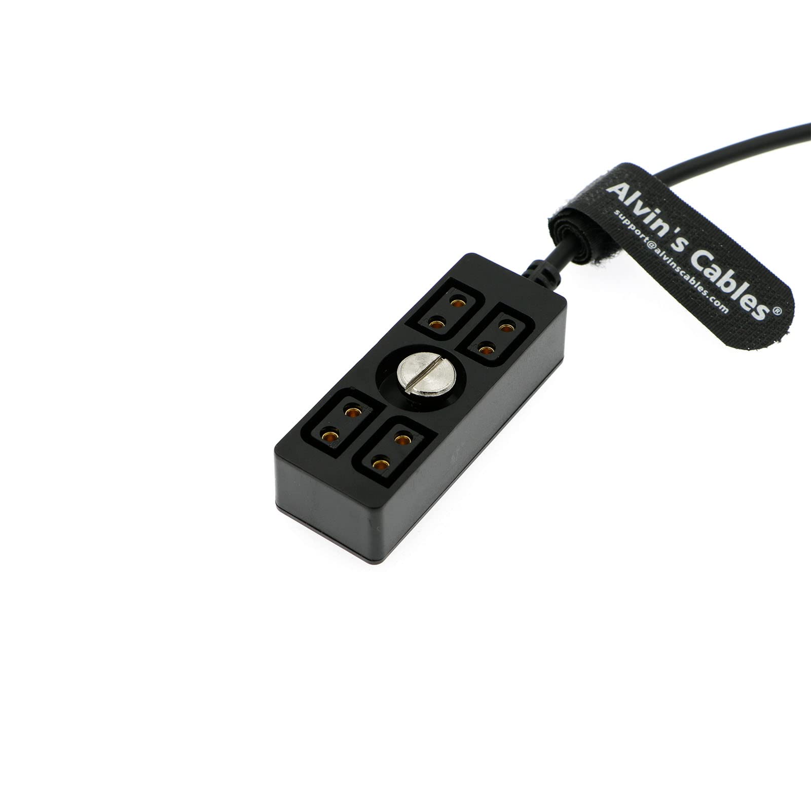 Alvin&#39;s Cables D-tap Splitter Ultrashort Power Cable D-Tap Male to 4 Port Dtap Female Cord for ARRI RED Cameras TILTA Steadicam IDX Battery