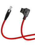 Alvin's Cables TVLogic Power Cable Mini XLR 4 Pin Female to D-Tap Ultra Soft Cable for TVLogic Field Monitor