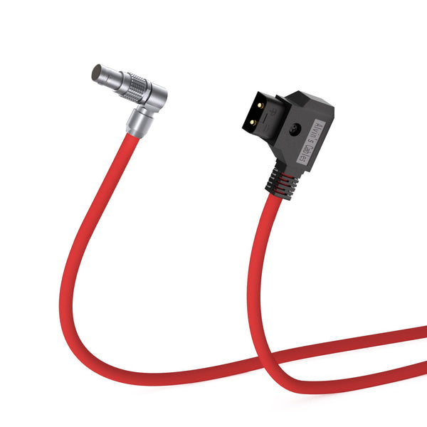 Alvin’s Cables Ultra Soft Power Cable for RED Komodo 6K Camera Rotatable Right Angle 2 Pin Female to D-tap 80cm|31.5inches