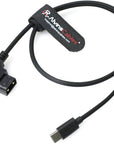 Alvin's Cables Dtap to USB-C Power Cable, 2ft Ultra Soft & Flexible Dtap to Type C Enhanced Power for Tilta Nucleus Nano II Wireless Lens Control Motors